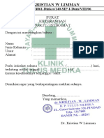 Contoh Surat Dokter