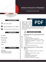 Ikhsan Pangestu Prabowo Administrator Profil Pribadi