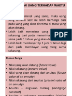 Konsep Nilai Uang Terhadap Waktu