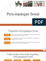 Pengertian Dan Faktor Penyebab Terjadinya Penyimpangan Sosial