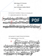 MS Region XV Orchestra Audition Material 2017-2018