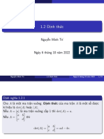 1.2. Định thức