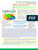 Gestión Curricular - Innovacion Curricular y Desarrollo Del Iepc-Pec