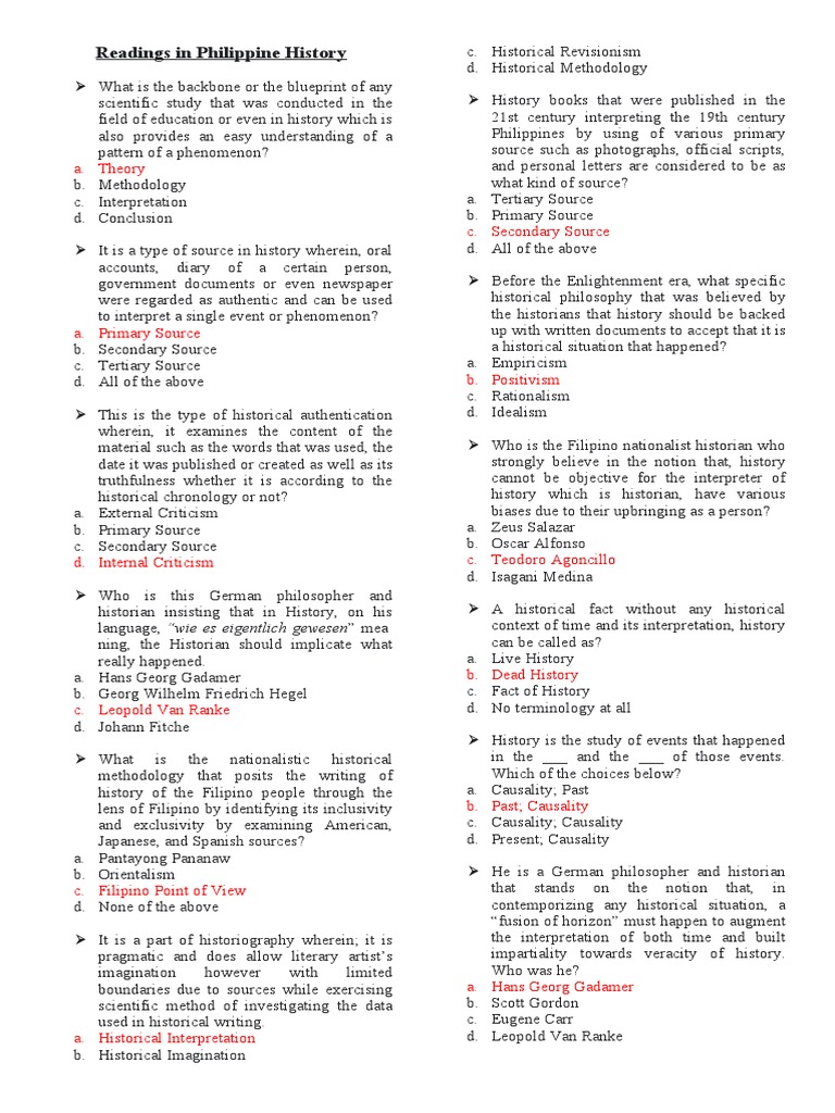 Readings in Phil. History | PDF | Philippines | Primary Sources