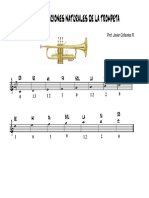 POSICIONES DE LA TROMPETA - Trumpet in BB