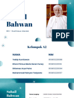 Tugas Kelompok Studi Interaksi - BEO A2 Suhail Bahwan