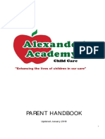 Parent Handbook Template