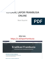 Tutorial Lapor Frambusia Online