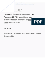 Componentes Del Automóvil OBD-II PID