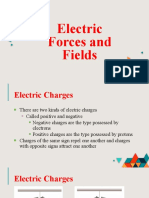 Lesson 7 - Electric Forces and Fields