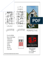 GP Design Floor Plan 5x6 Meters 2 Storey House