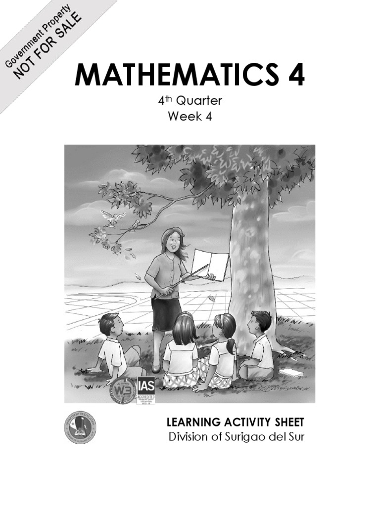 Mathematics4 q4 Week4 v4 | PDF | Volume | Mathematics