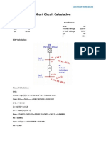 Short Circuit Manual Calculation