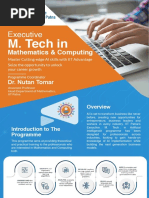 M.Tech-in Mathematics & Computing