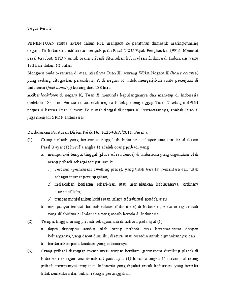 Status SPDN dan Vital Interest di P3B | PDF