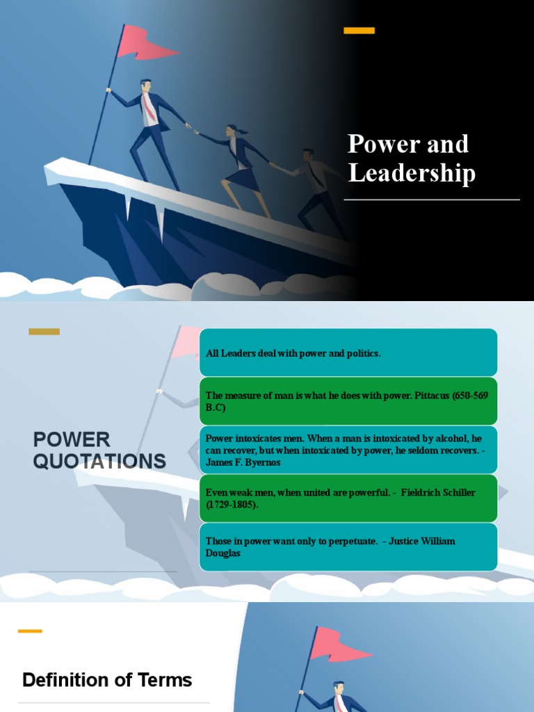 Power Dynamics in Leadership | PDF | Power (Social And Political ...