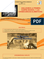 Analizamos La I Guerra Mundial y Las Consecuencias Alimenticias