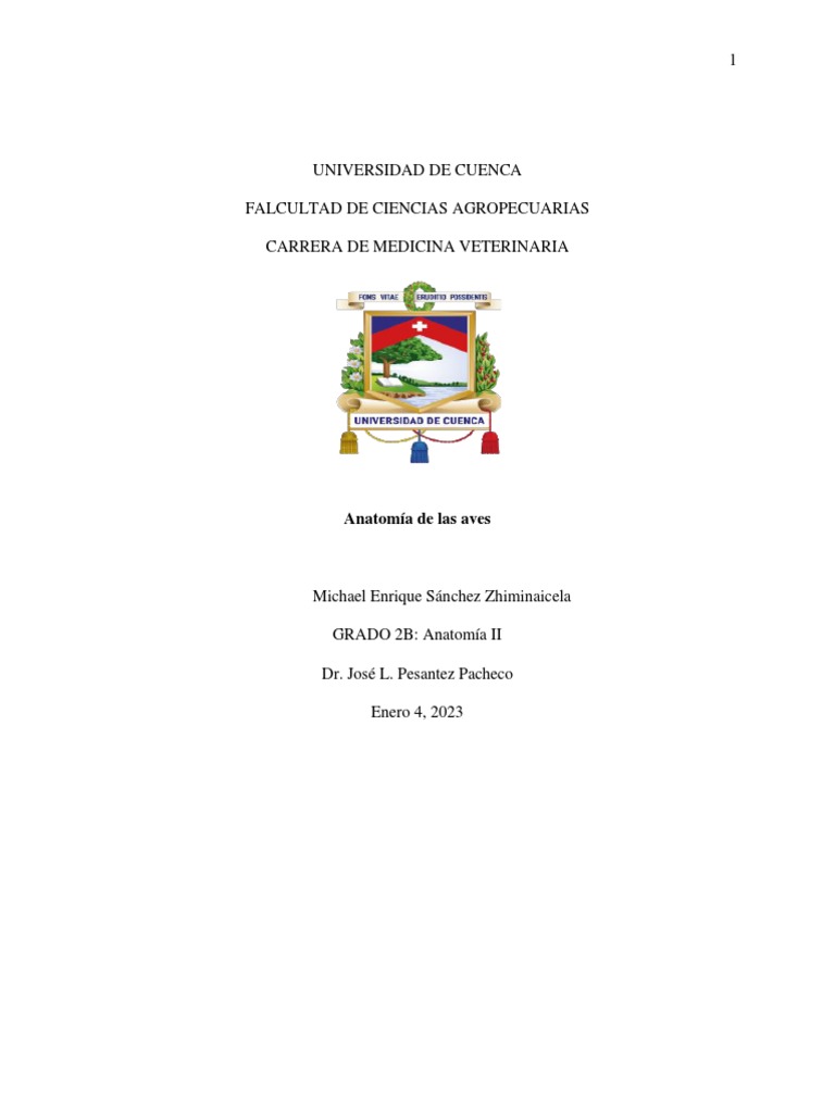 Anatomia de Las Aves PDF Oído Nervio vago