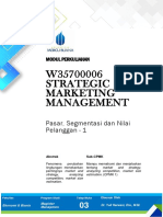 2023 - Perkuliahan SMM 03 - Modul - Pasar, Segmentasi Dan Nilai Pelanggan 1 - 15mrt2023 PDF