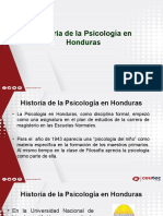 Historia de La Psicología en Honduras PSE111-1.2.1