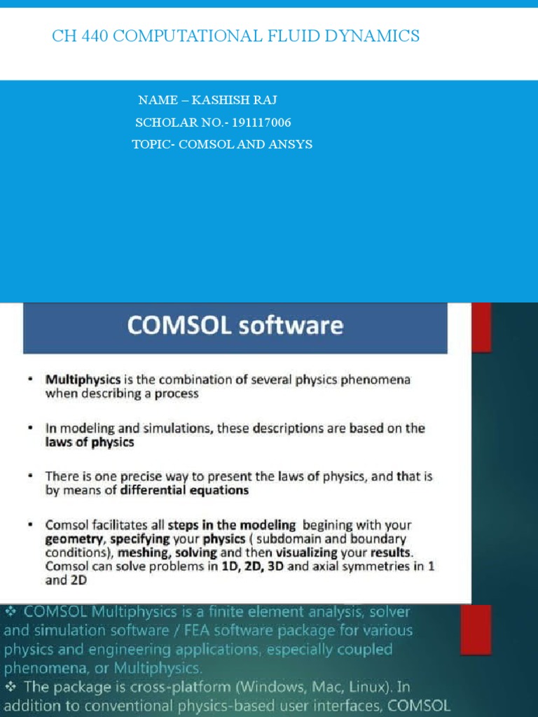ANSYS CFD Simulation Overview | PDF | Computational Fluid Dynamics ...