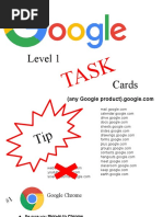 Task Cards For Level 1 Educator Certification