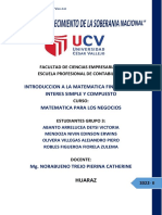 Trabajo en Aula. Matematica Financiera - Interes Compuesto