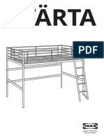 Svaerta Loft Bed Frame Silver Colour AA 699878 14 2