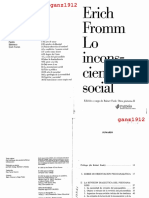 FROMM, ERICH - Lo Inconsciente Social (Por Ganz1912)