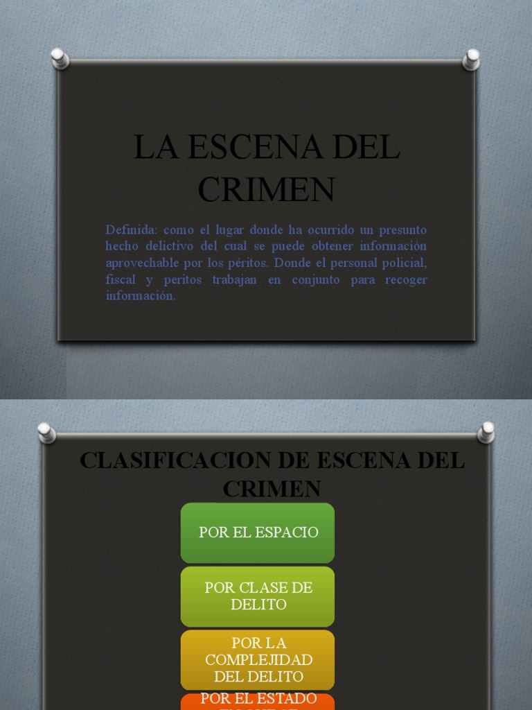 Escena del Crimen Análisis y Funciones PDF Testigo experto Policía