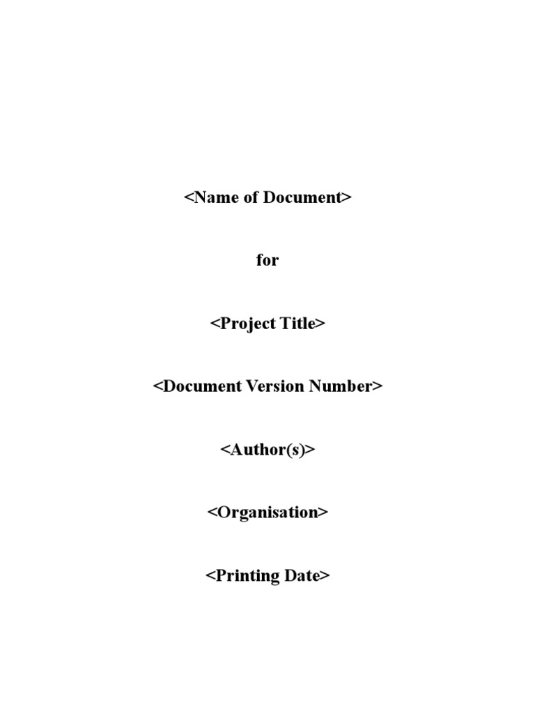 Document Template PDF Business