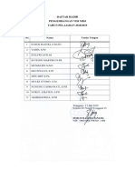 23 - Daftar Hadir Rapat Pengembangan Visi Misi (Butir 23)