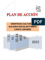 Plan de Acción Galería Escolar Pampa Canto Grande