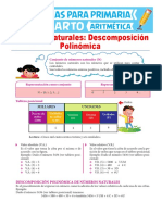 Descomposición Polinómica de Números Naturales para Cuarto de Primaria