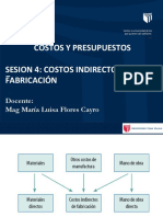 Sesión 4 Costos Indirectos de Fabricación