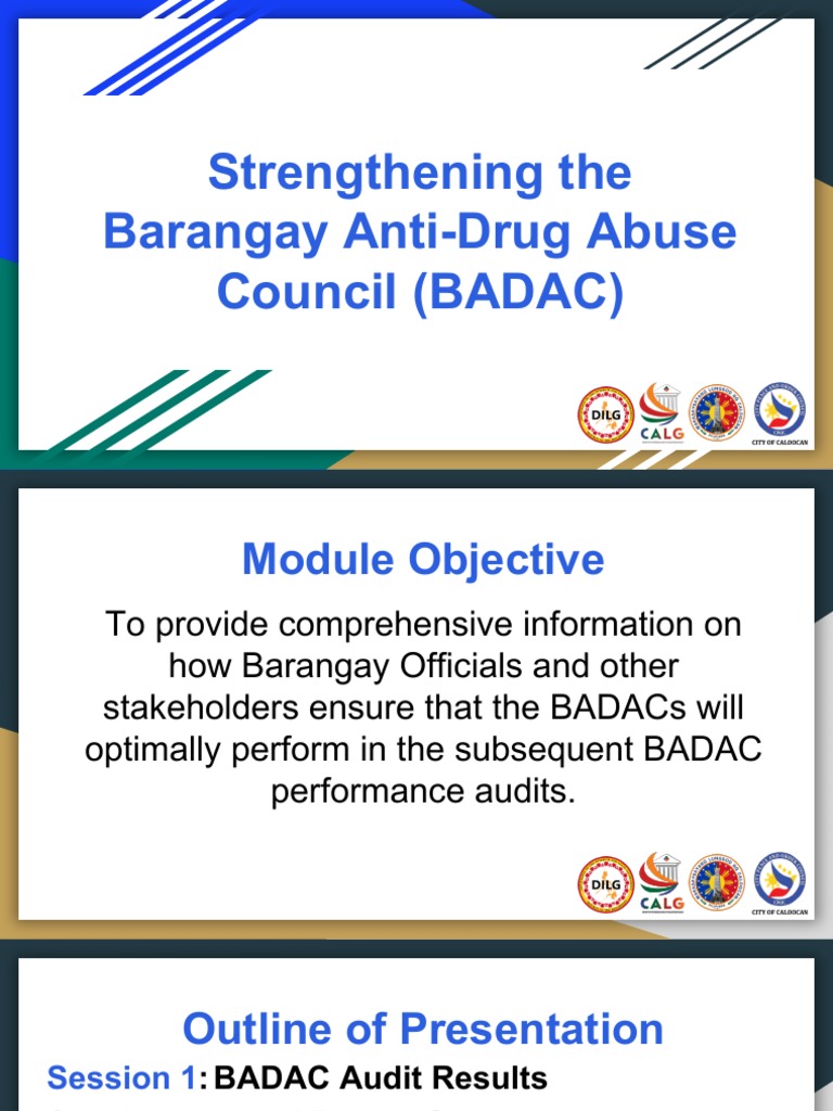 Barangay Anti Drug Abuse Council Badac Pdf Substance Abuse