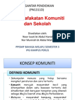 Permuafakatan Komuniti Dan Sekolah