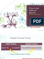 Direct and Indirect Speech Explanation and Practice