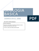 Reporte Sismos 2006