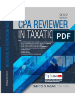CPA Reviewer in Taxation 2022 - Tabag