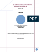 Methodology Manuscript Template