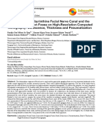 The Roof of The Labyrinthine Facial Nerve Canal and The Geniculate Ganglion Fossa On High-Resolution Computed Tomography - Dehiscence Thickness and Pneumatization