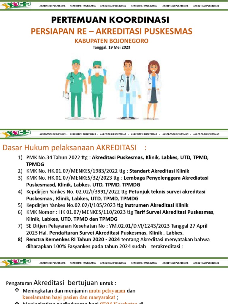 Pertm Koord Persiapan Survei Akred 19 Mei 23 | PDF