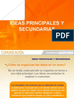 Las Ideas Principales y Secundarias