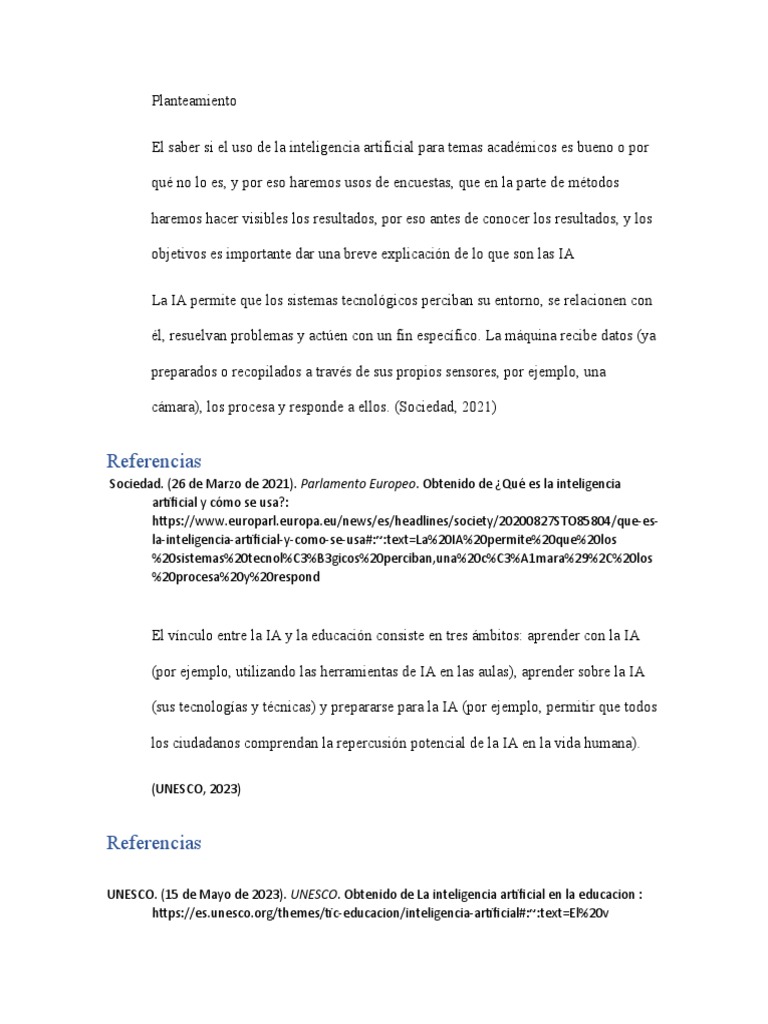 Uso de Las IA | PDF | Inteligencia artificial | Inteligencia (IA) y ...