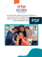 Boletín Habilidades Sociales (Adolescentes)