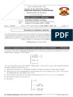 2022-2023 TD0 Thermique LET2S3 LEEP2S3 LMI2S3 ENSP