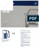 Mercedes Benz 420 - Sel - 1989 Manual