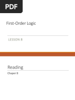 First Order Logic