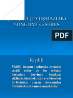 Çatişma (Uyuşmazlik) Yönetimi Ve Stres